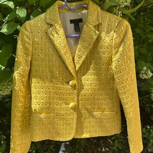 JCrew Women’s Elegant Golden Yellow  Women's Blazer 2